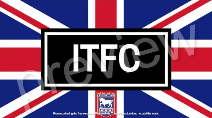 10x ITFC union jack flag