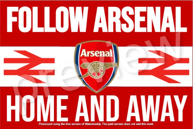 10x follow Arsenal home and away